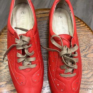 PETER KAISER leather flats, size 36 European.